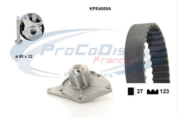 PROCODIS FRANCE Veepump + hammasrihmakomplekt KPE4050A